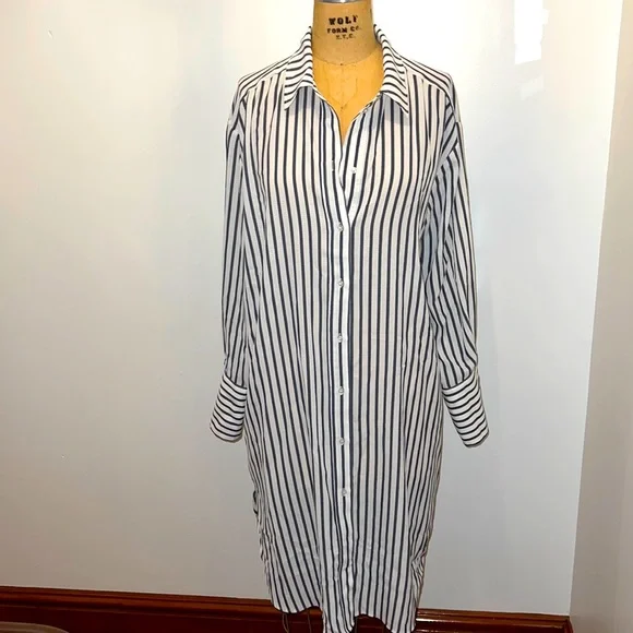 blue striped dress h&m Blue Snake Mesh Maxi Dress | Beach Dress
